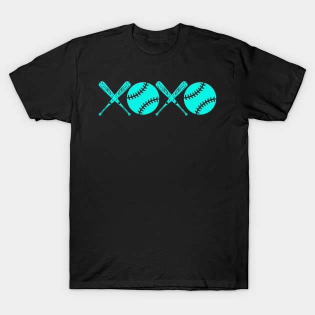 Xoxo Baseball Bat T-Shirt by MommyTee